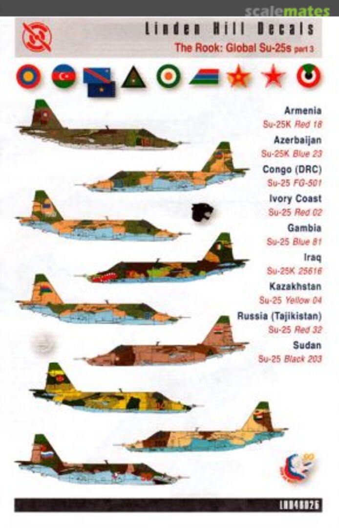 Boxart The Rook - Global Su-25s LHD48026 Linden Hill Decals