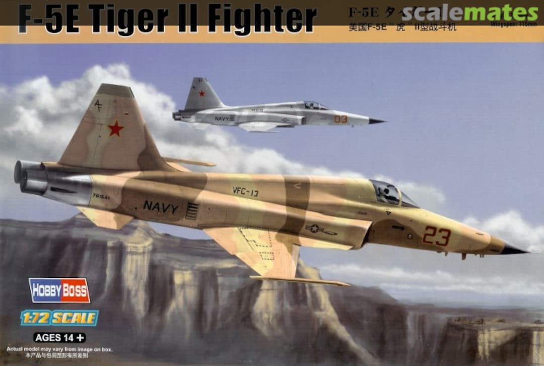 Boxart F-5E Tiger II Fighter 80207 HobbyBoss