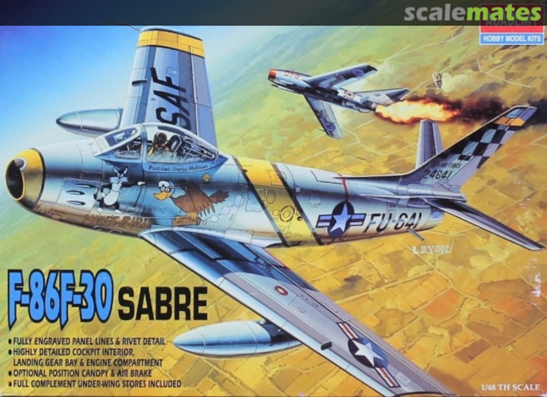 Boxart F-86F-30 2162 Academy