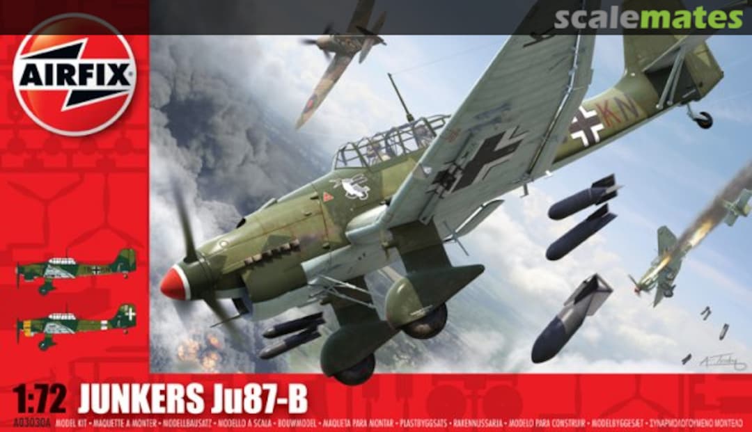 Boxart Junkers Ju87-B A03030A Airfix