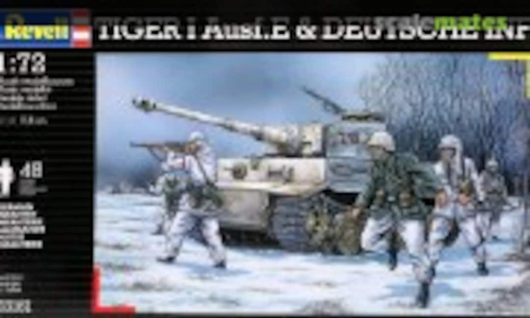 1:72 Tiger I Ausf. E &amp; Deutsche Infanterie (Revell 03161)