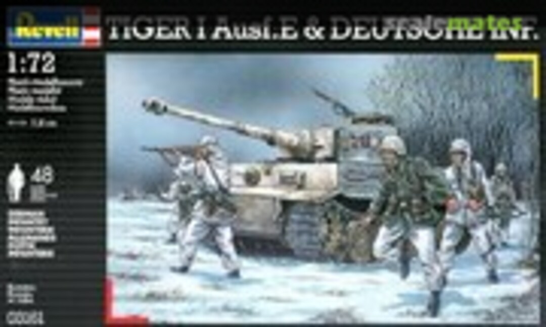 1:72 Tiger I Ausf. E &amp; Deutsche Infanterie (Revell 03161)