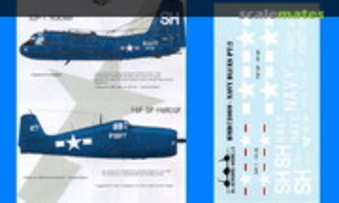 1:72 Decals - US Navy Blues Pt 2 (Blackbird Models BMD72009)