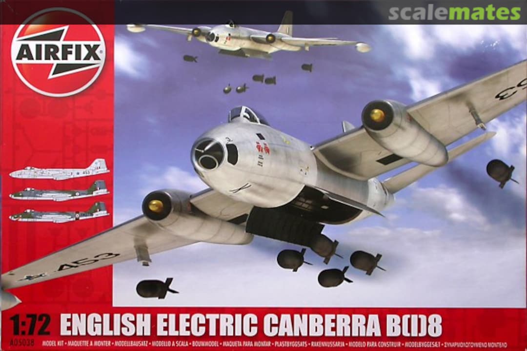 Boxart English Electric Canberra B(I)8 A05038 Airfix