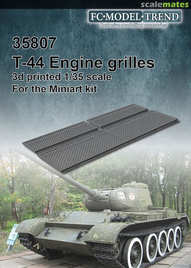 Boxart T-44 Engine Grilles 35807 FC Model Trend