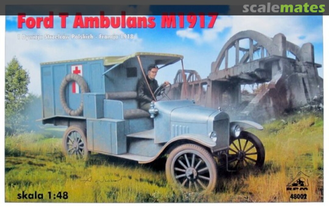 Boxart Ford T Ambulans M1917 48002 RPM