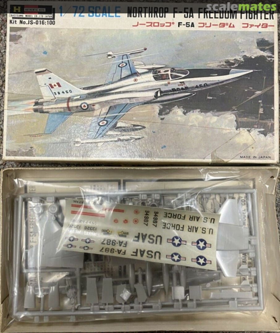 Contents Northrop F-5A Freedom Fighter JS-016 Hasegawa