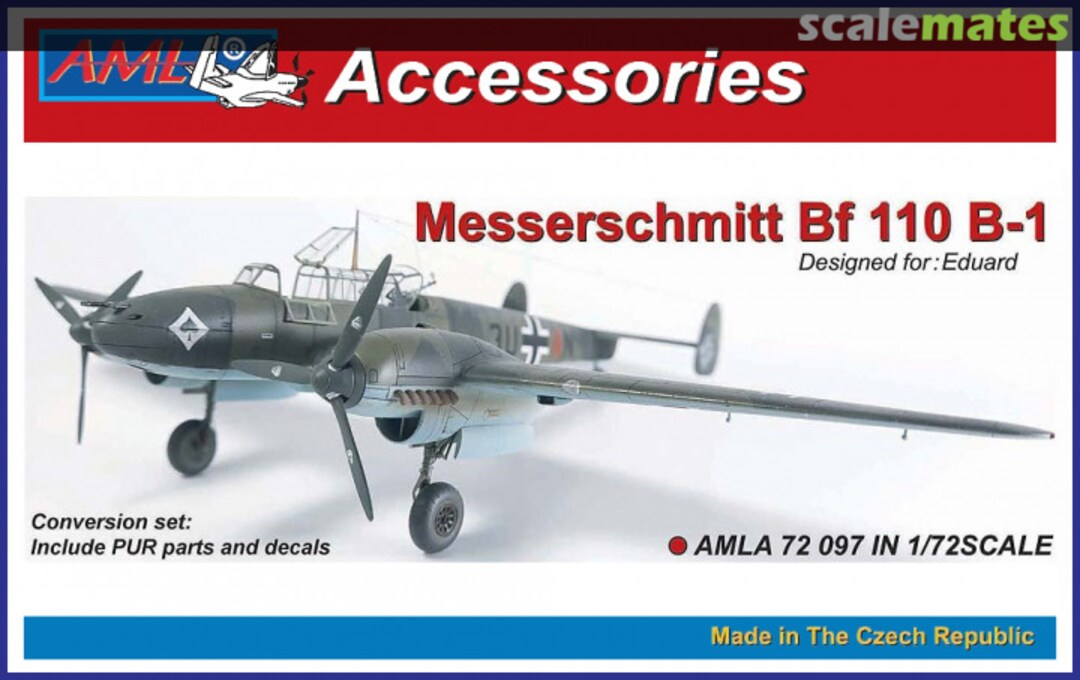 Boxart Messerschmitt Bf 110 B-1 AMLA 72 097 AML