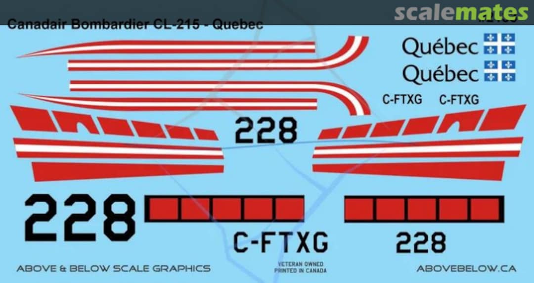 Boxart Canadair CL-215 Scooper 2133 Above & Below Graphics