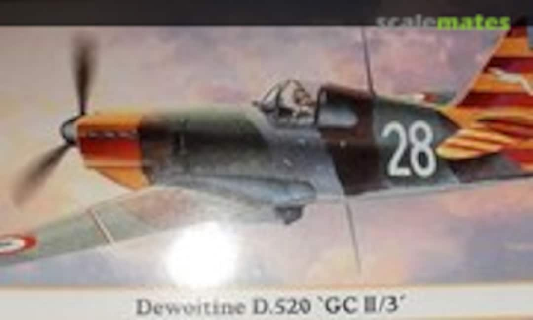 1:72 Dewoitine D.520 'GC II/3' (Hasegawa 00292)