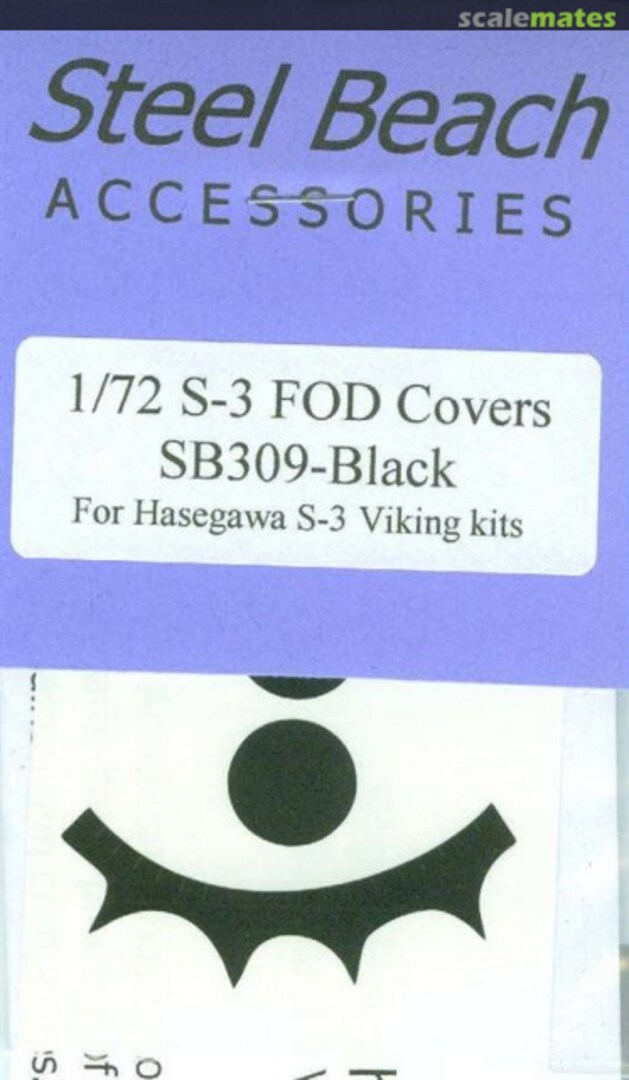 Boxart Black S-3 Viking FOD Covers 73009 Steel Beach