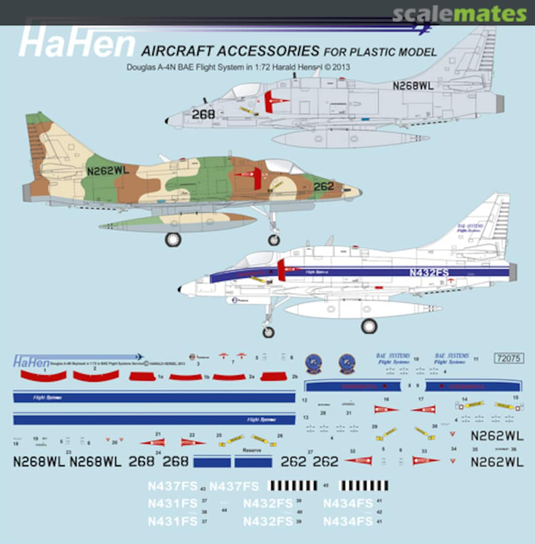 Boxart Douglas A-4N BAE Flight System 72075 HaHen