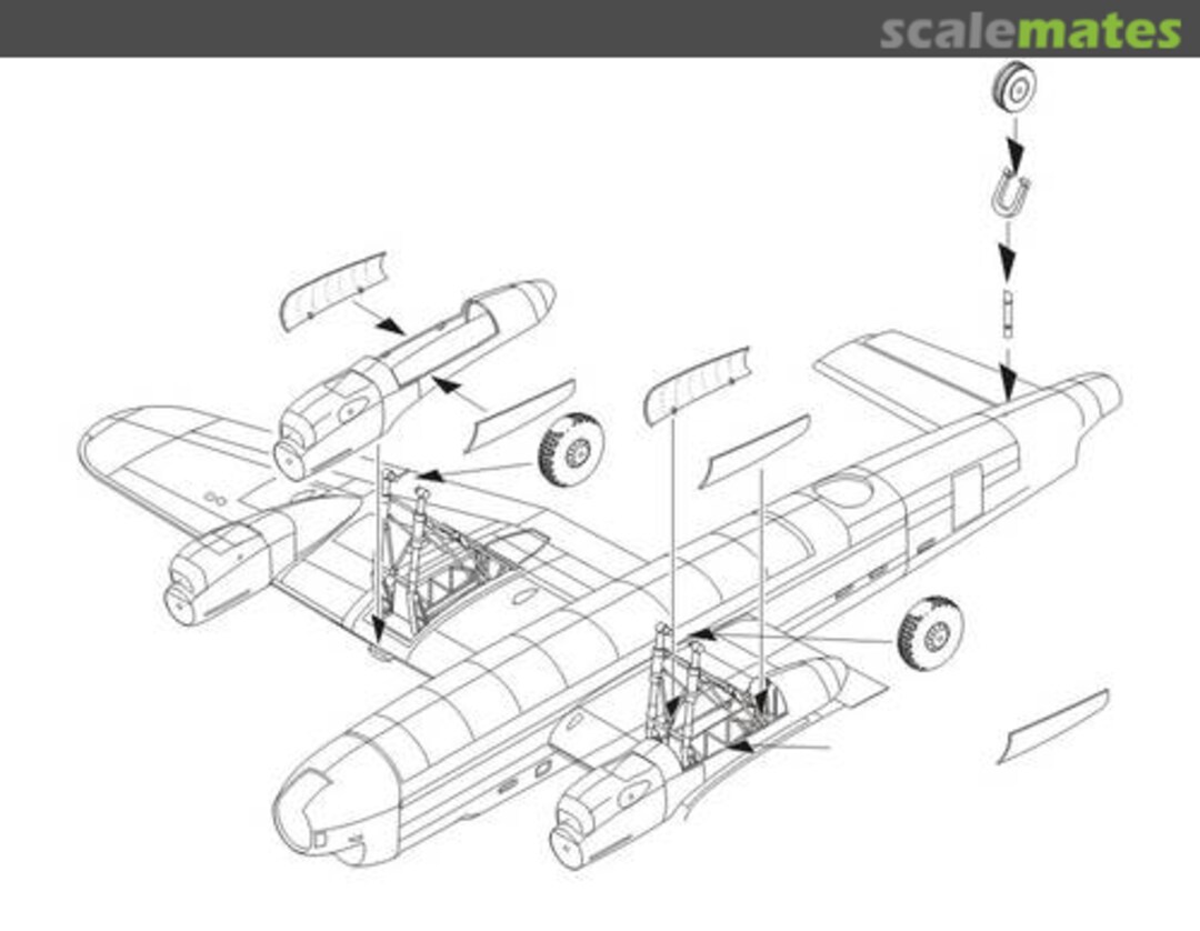 Boxart Avro Lancaster Mk.I/III Undercarriage set 7289 CMK