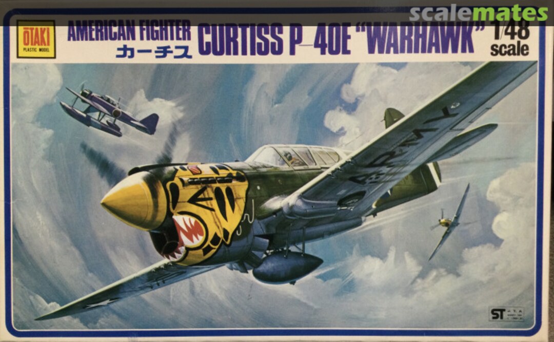 Boxart Curtiss P-40E "Warhawk" OT2-16-400 Otaki