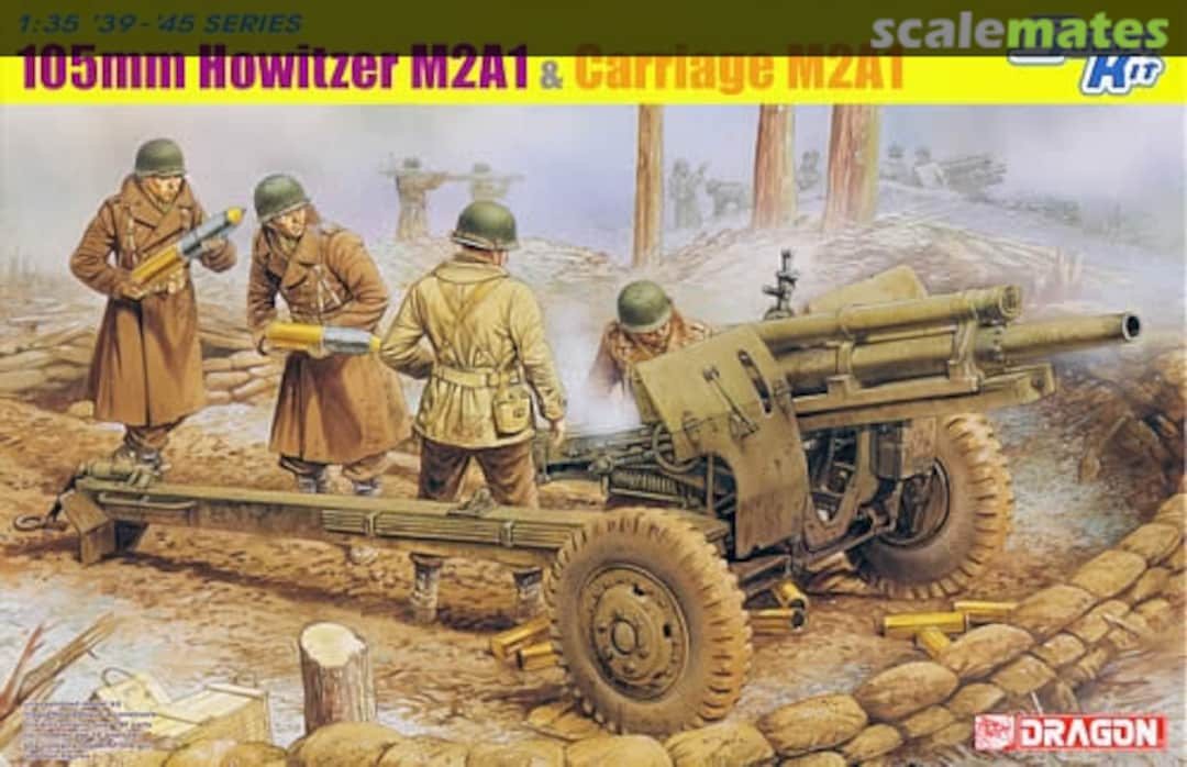 Boxart 105mm Howitzer M2A1 & Carriage M2A1 6499 Dragon