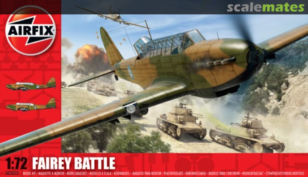 Boxart Fairey Battle A03032 Airfix