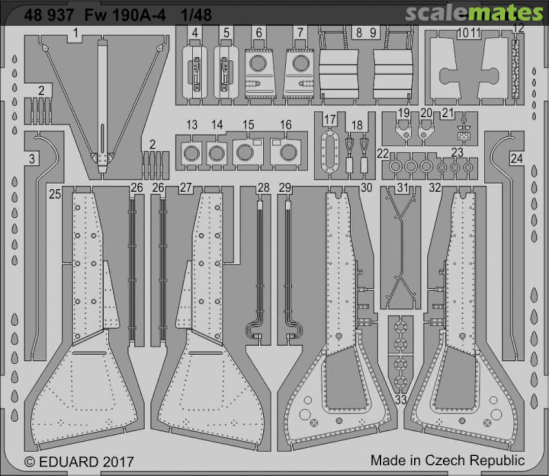 Boxart Fw 190A-4 48937 Eduard