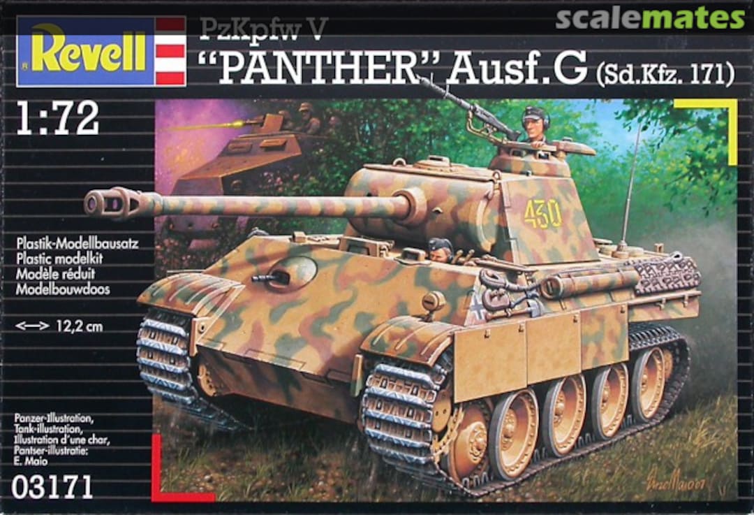 Boxart Pz.Kpfw. V Panther Ausf. G (Sd.Kfz. 171) 03171 Revell