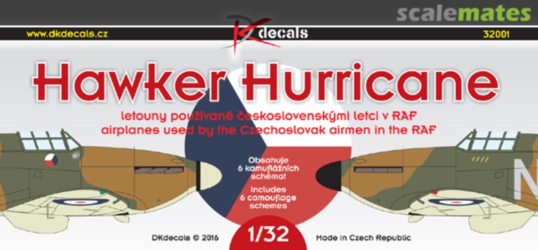 Boxart Hawker Hurricane 32001 DK Decals