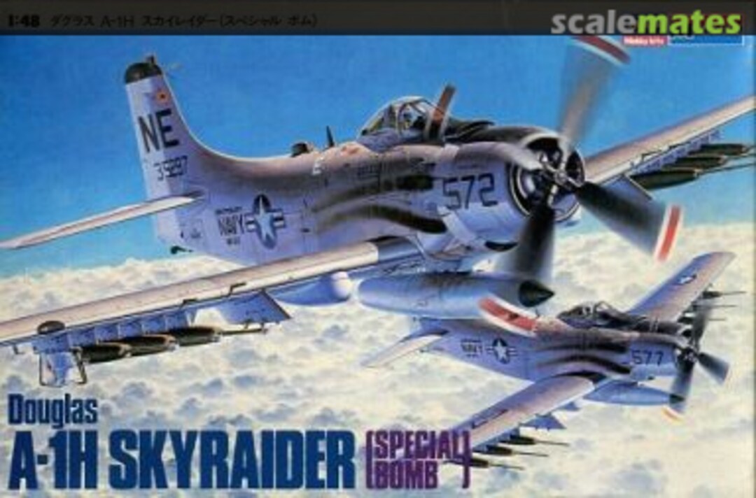 Boxart A-1H Skyraider 86128 Hasegawa