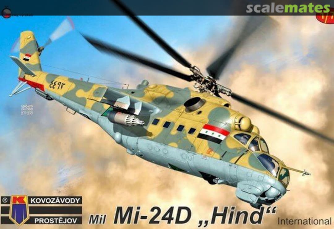 Boxart Mil Mi-24D "Hind" International KPM0198 Kovozávody Prostějov