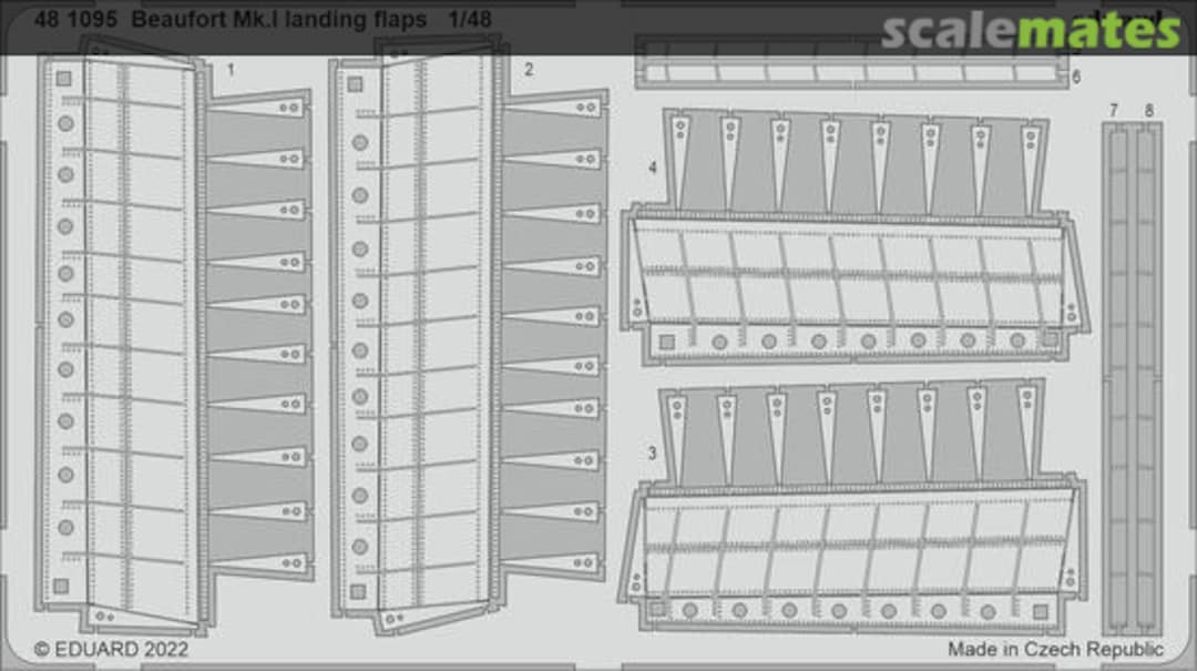 Boxart Beaufort Mk.I Landing flaps 481095 Eduard