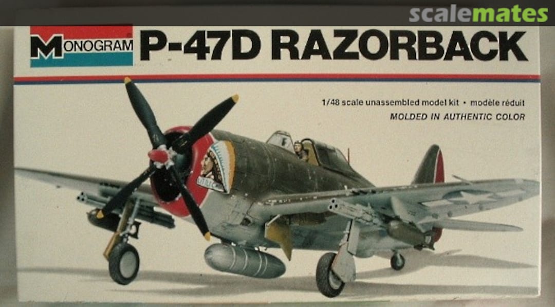 Boxart P-47D Razorback 5302 Monogram