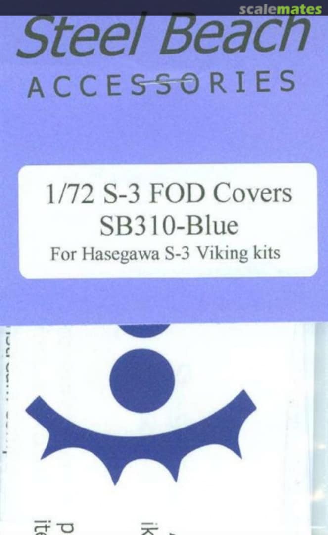 Boxart Blue S-3 Viking FOD Covers 73010 Steel Beach