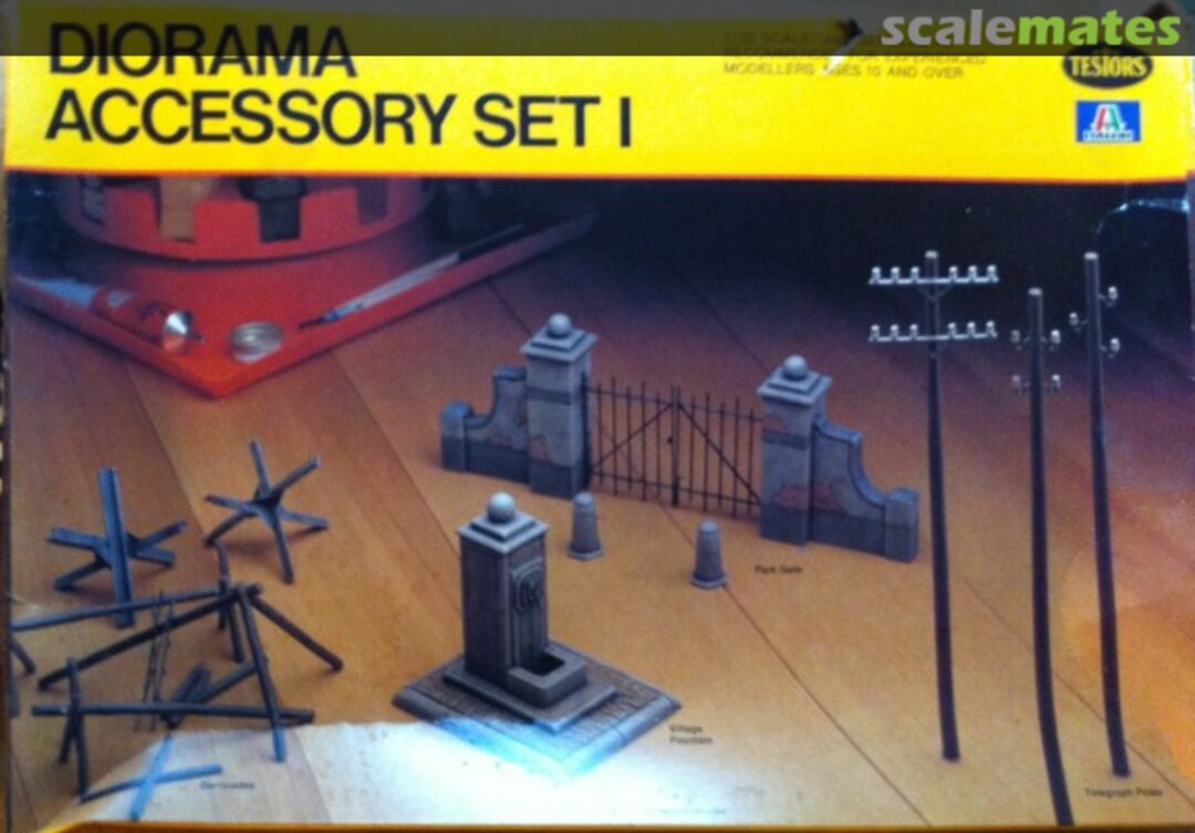 Boxart Diorama Accessory Set I 881 Testors