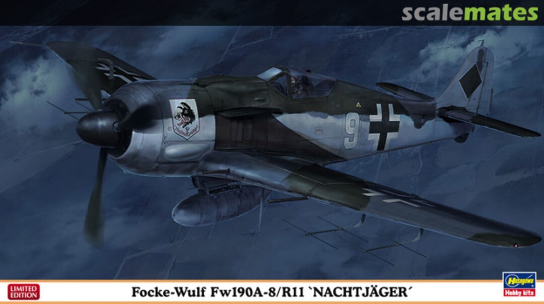 Boxart Focke-Wulf Fw190A-8/R11 'Nachtjäger' 07394 Hasegawa