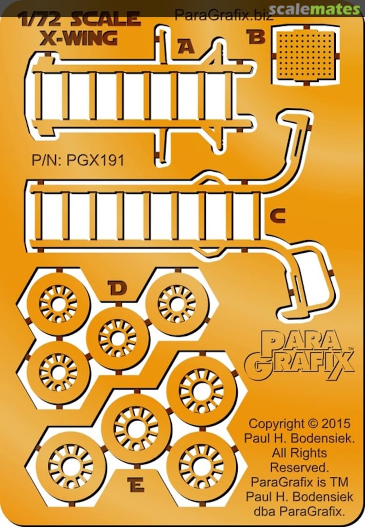 Boxart X-Wing Fighter PGX191 ParaGrafix Modeling Systems