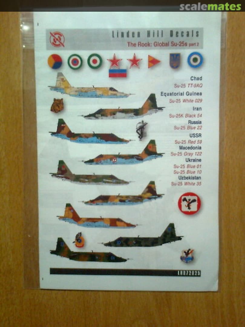 Boxart The Rook: Global Su-25 Frogfoot Part 2 LHD72025 Linden Hill Decals