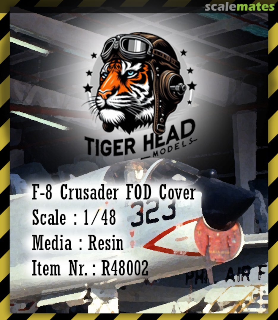 Boxart F-8 Crusader FOD Cover R48002 Tigerhead Models