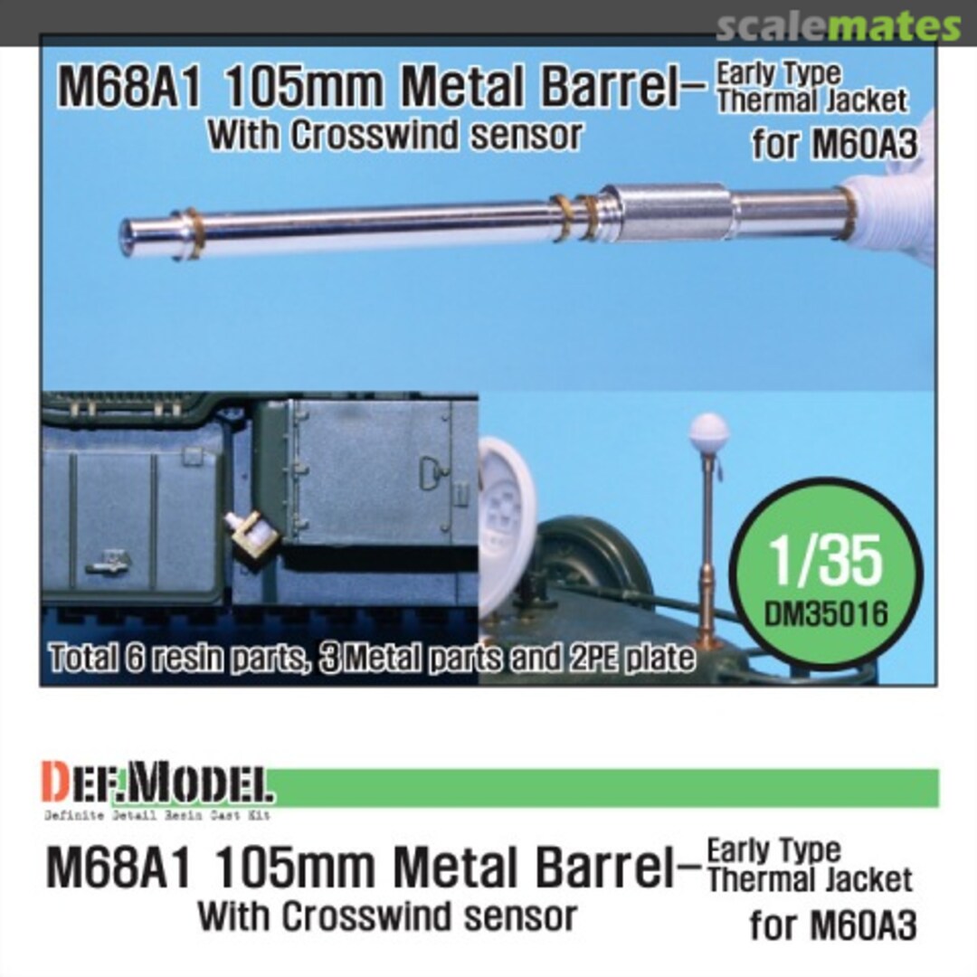 Boxart M68A1 105 MM barrel, early DM35016 Def.Model