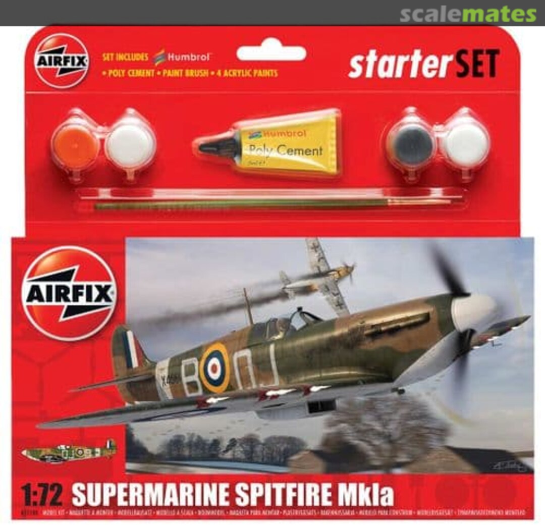 Boxart Supermarine Spitfire Mk.Ia A55100 Airfix