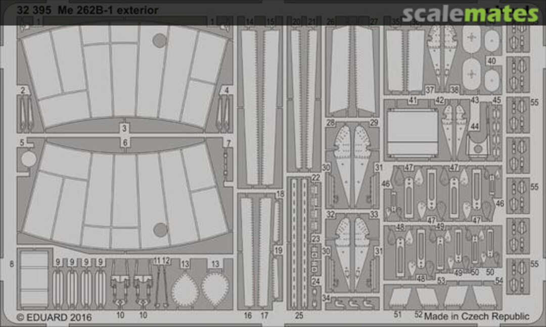 Boxart Me 262B-1 exterior 32395 Eduard