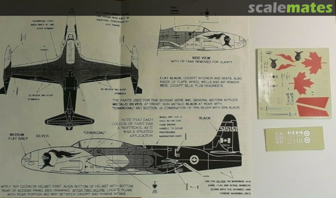 Contents CT-133 Silver Star - 414 "Black Knights" Sqn D-23-72 Arrow Graphics