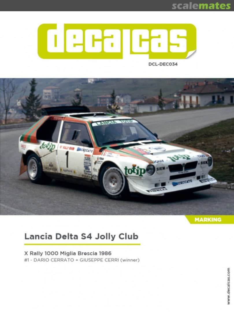 Boxart Lancia Delta S4 DCL-DEC034 Decalcas