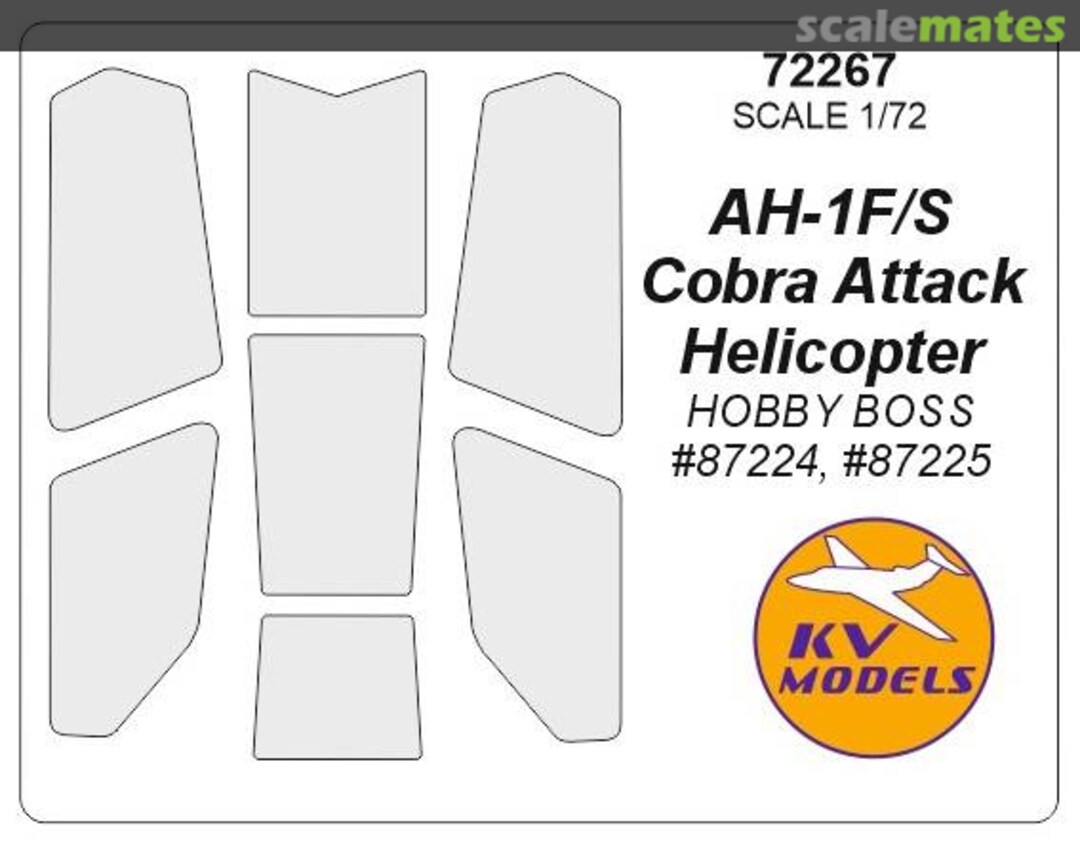 Boxart AH-1F/S Cobra Attack Helicopter 72267 KV Models