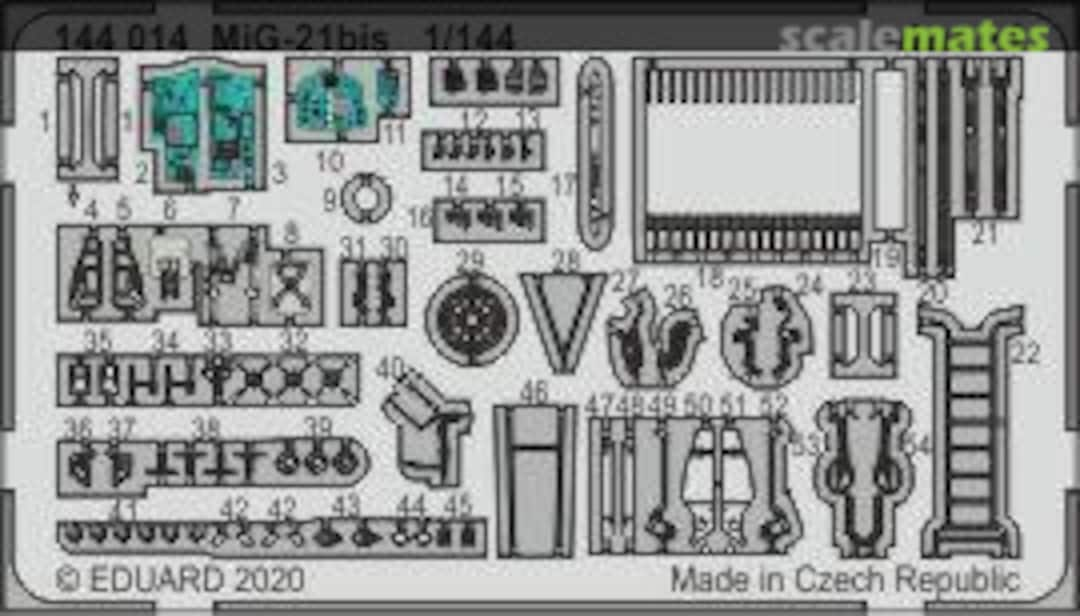 Boxart MiG-21bis EDUARD 144014 Eduard