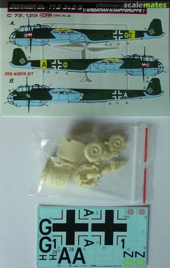 Boxart Dornier Do-17 Z-3 & Z-5 C72122 Kora Models