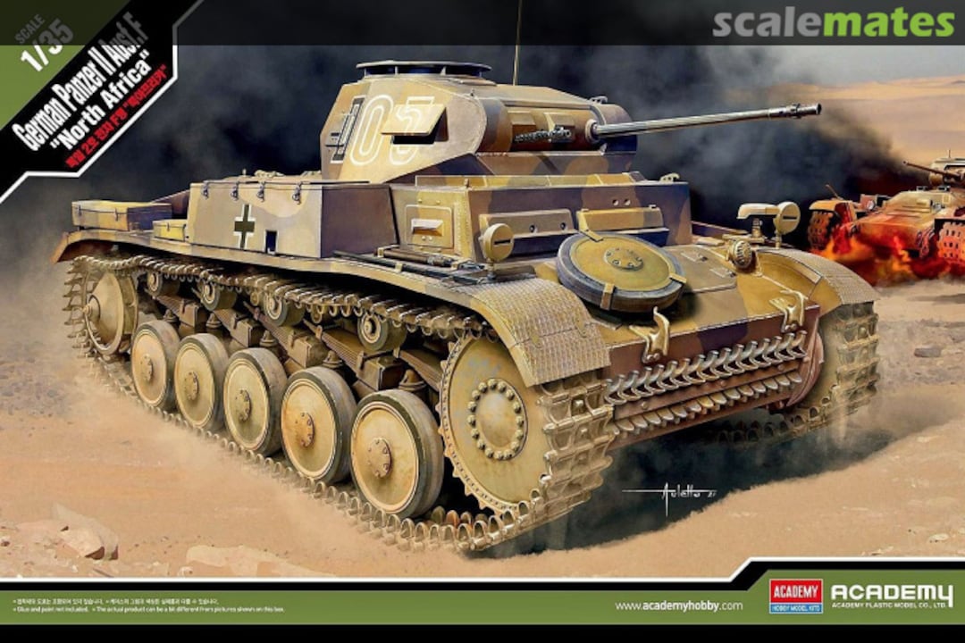 Boxart Panzer II Ausf. F 13535 Academy