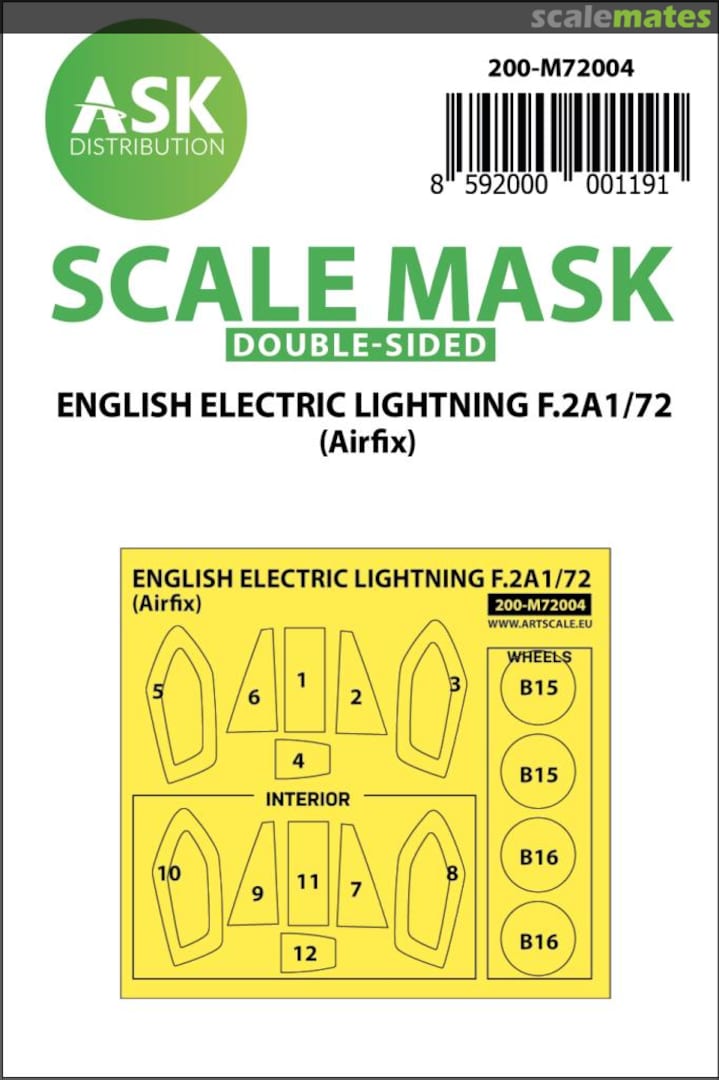 Boxart English Electric Lightning F.2A 200-M72004 ASK