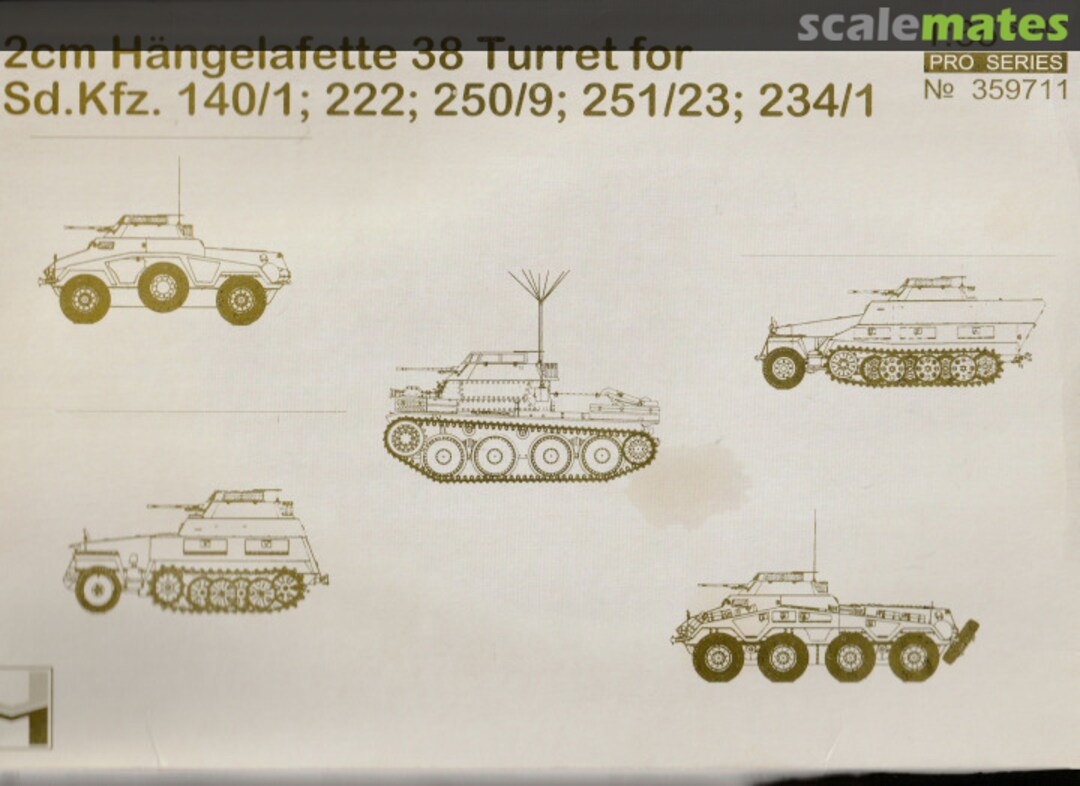 Boxart 2cm Hängelafette 38 Turret 359711 VM