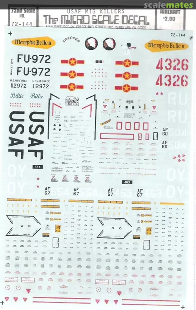 Contents USAF Mig Killers 72-144 SuperScale International