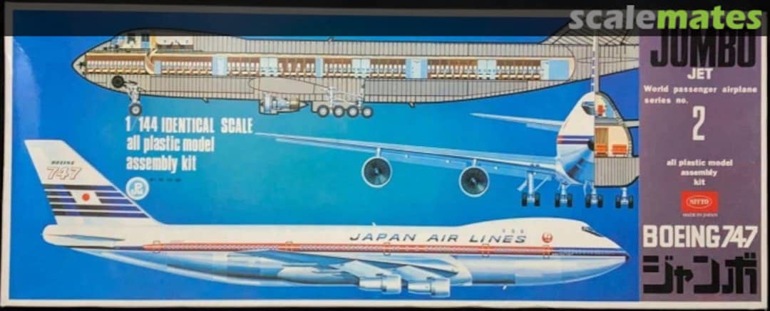 Boxart 747-100 Japan Air Lines 159-600 Nitto