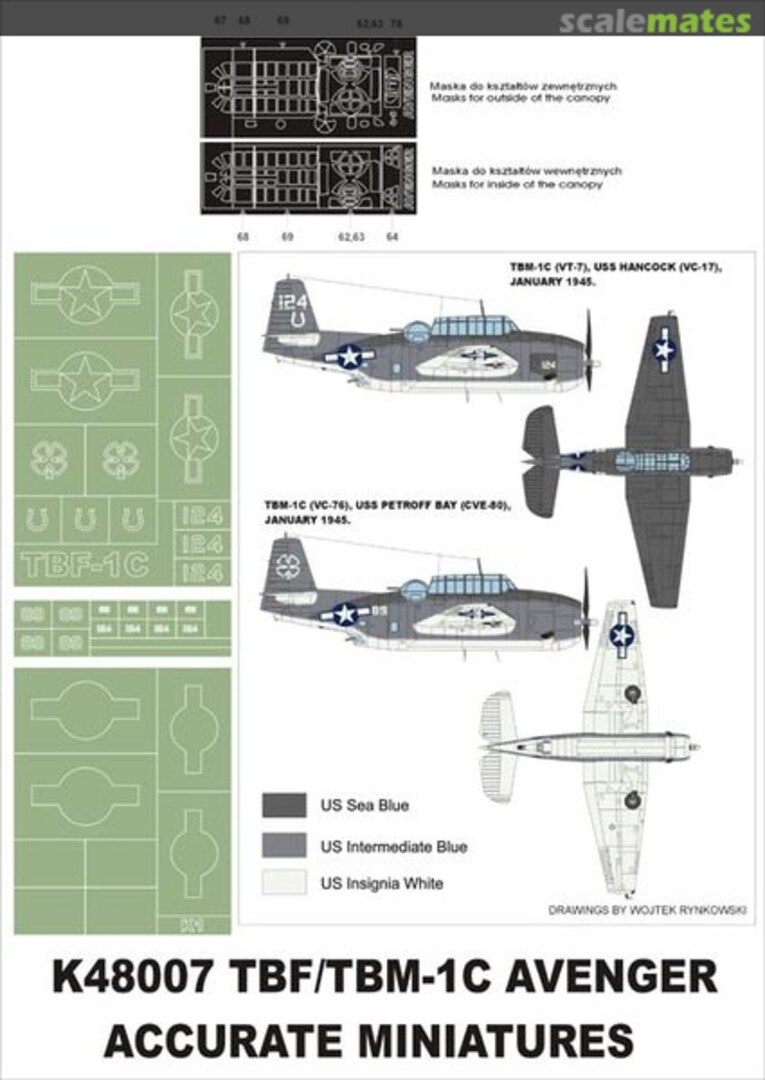 Boxart Grumman TBM-1C Avenger K48007 Montex