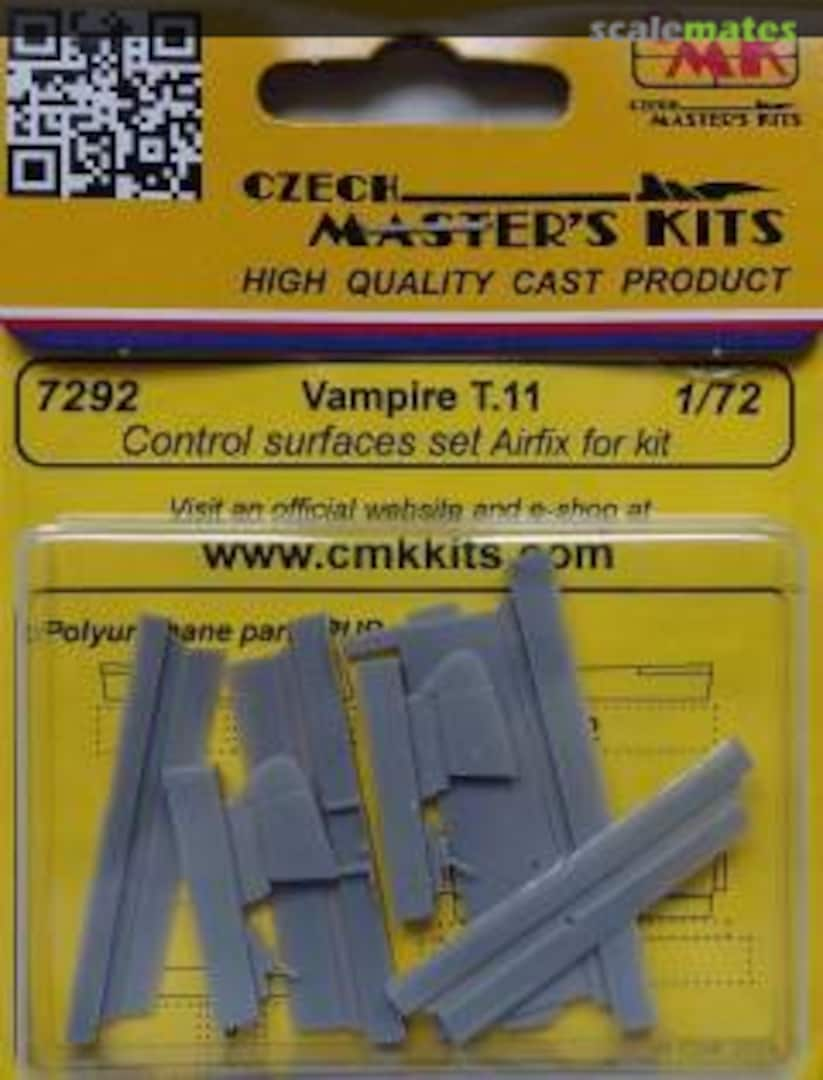 Boxart Vampire T.11 Control surfaces 7292 CMK