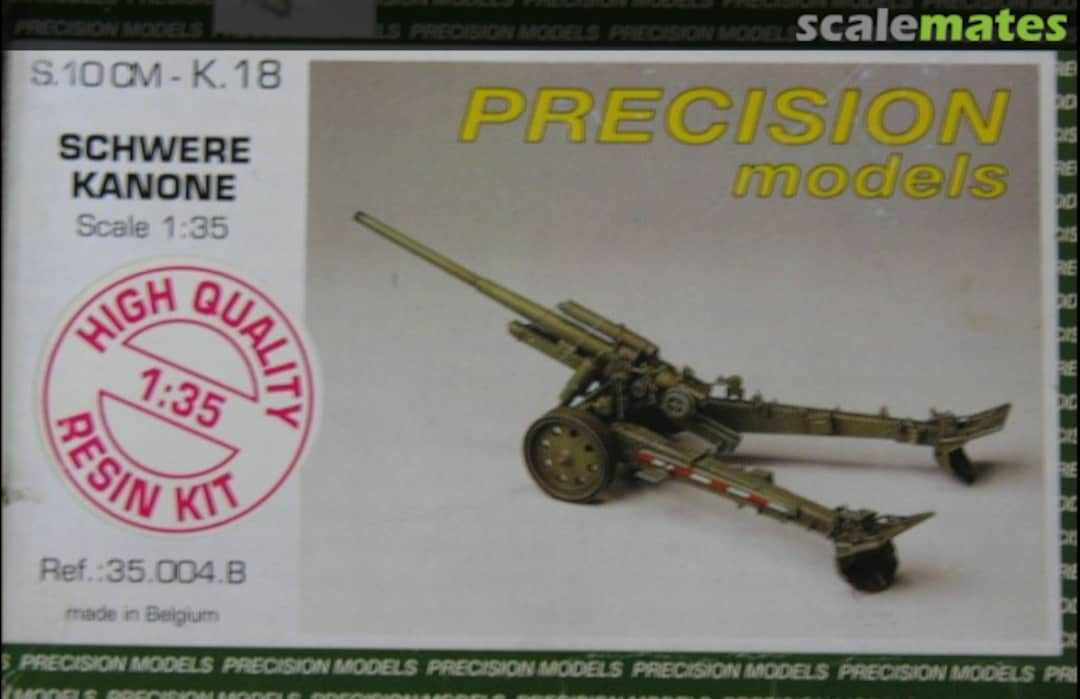 Boxart s.10cm K18 schwere Kanone 35.004.B Precision Models