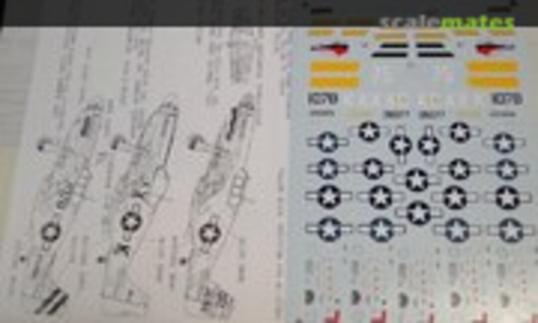 1:72 P-51 A/B/C/F6 A/B Mustang's (Microscale 72-364)